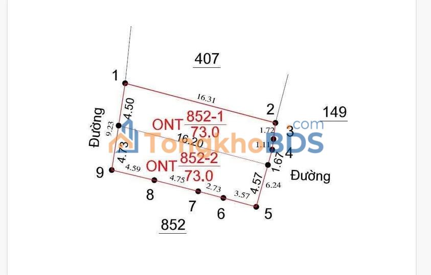 Đất nền Cẩm Giang 73m² 1 tỷ - Đường to ô tô