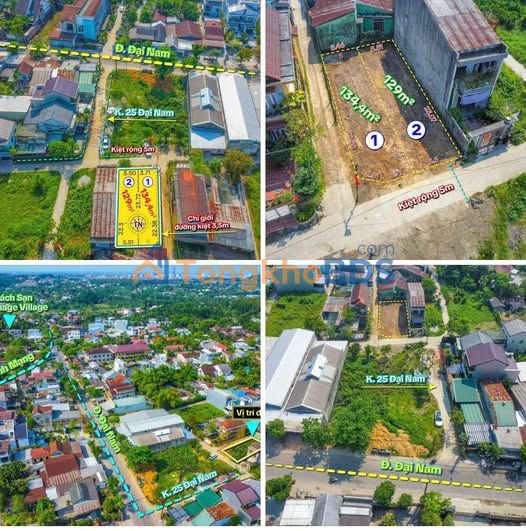 Đất nền Minh Mạng Huế 132m² 2.2 tỷ - Đường to ô tô