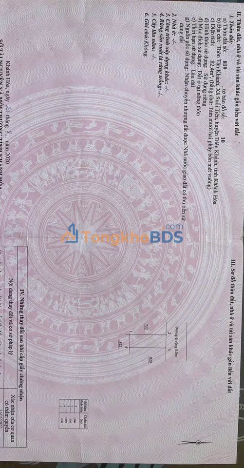 Đất nền Suối Hiệp 82m² 300 triệu - Đất thổ cư 100%