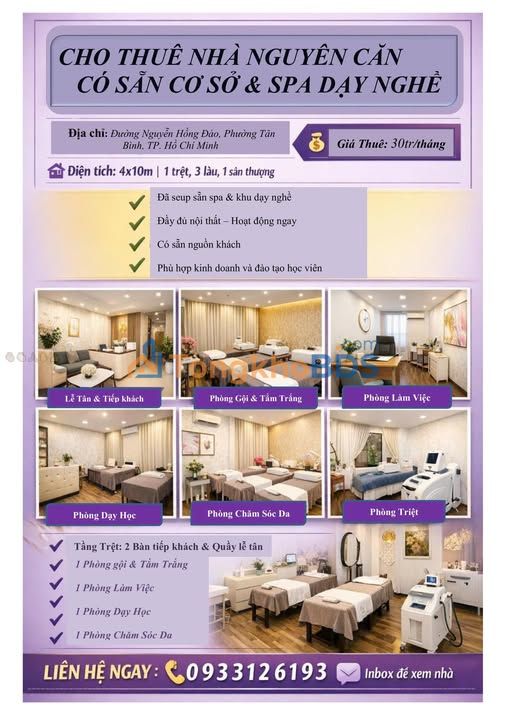 Nhà nguyên căn Nguyễn Hồng Đào 40m² 30tr - Sẵn sàng kinh doanh