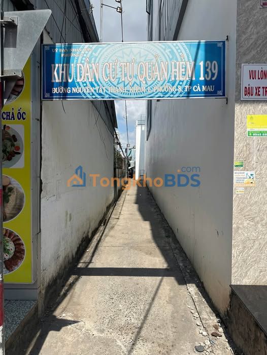 Nhà hẻm Phường 8 Cà Mau 63m² 1.2 tỷ - Sẵn sàng ở ngay