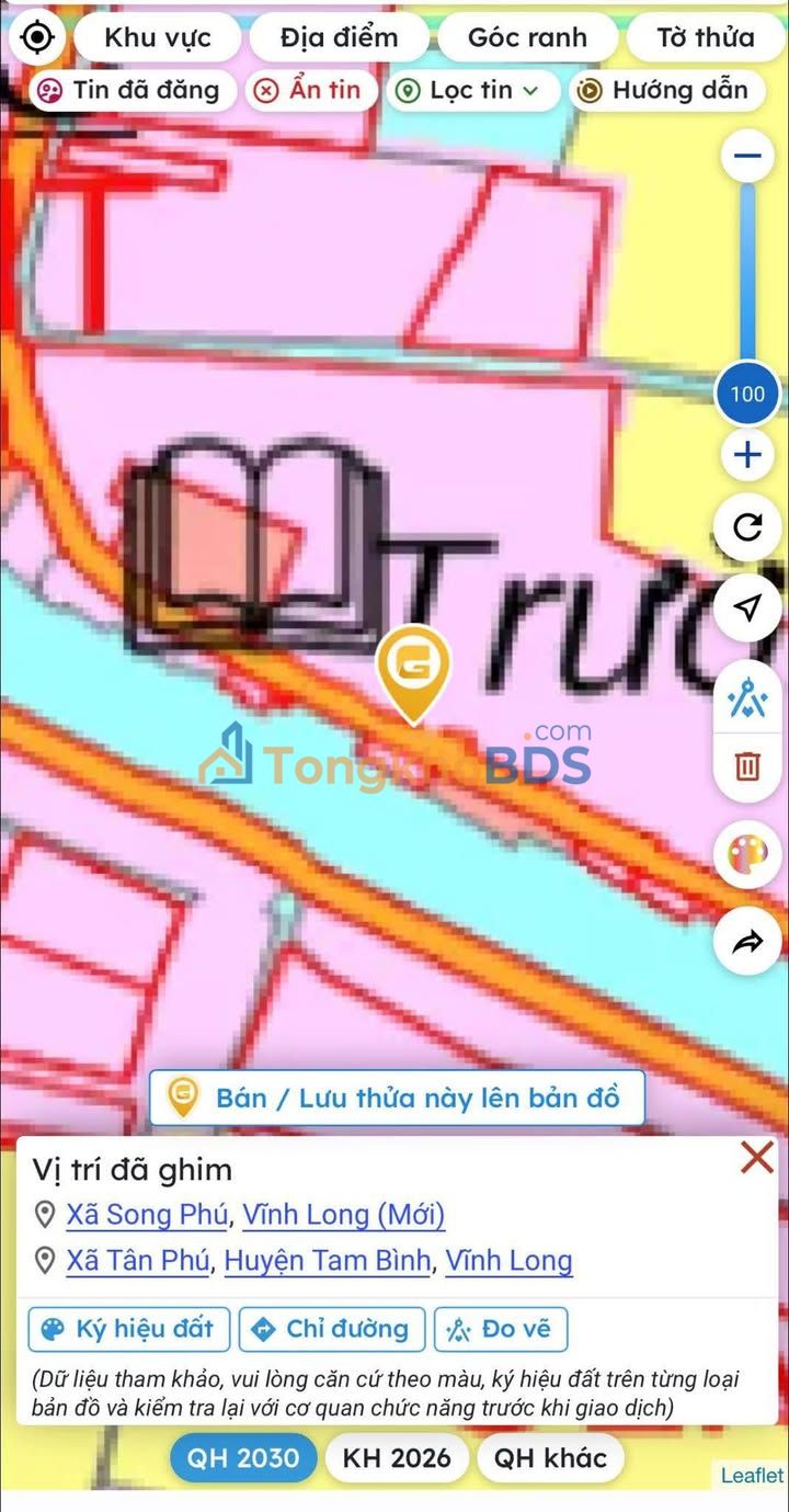 Đất nền Vĩnh Long Tỉnh 905 3.5 công - Sổ đỏ chính chủ