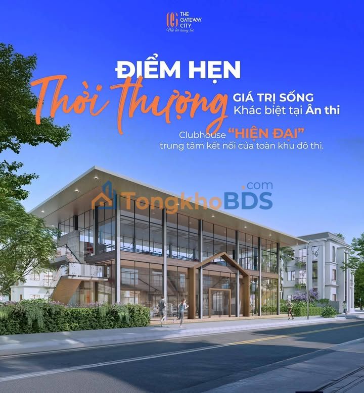 Townhouse Gate Way City Ân Thi 75m² 3 tỷ - Pháp lý rõ ràng