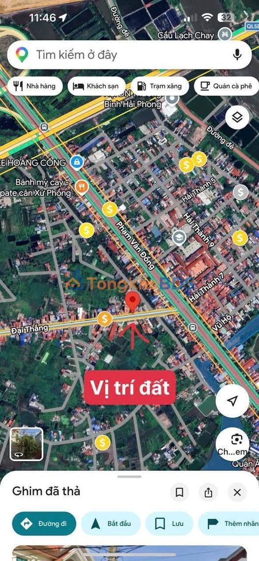 Đất Hải Phong Dương Kinh 110m² 4.4 tỷ - Sổ hồng sẵn