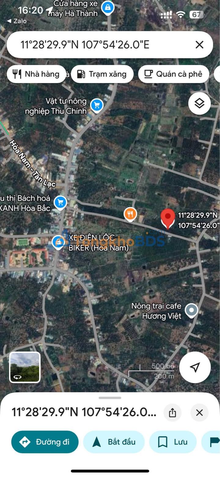 Đất nền Thôn 3 Hòa Nam 3000m² 90 tỷ - Đường to ô tô