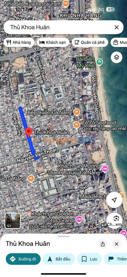 Đất nền Sơn Trà Thủ Khoa Huân 177m² 24.9 tỷ - Tiềm năng tăng giá