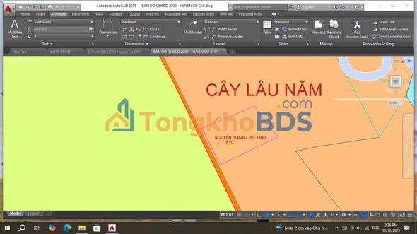 Đất vườn Phú Hòa Đông Củ Chi 1.566m² - Đường ô tô vào