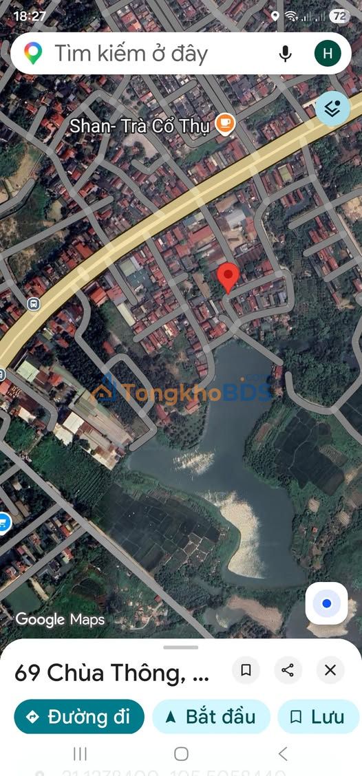 Đất thổ cư Phố Chùa Thông 100m² 3 tỷ - Hạ tầng hoàn thiện