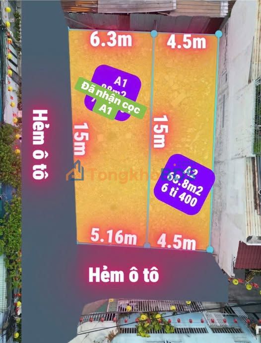 Đất nền Hiệp Bình Chánh Thủ Đức 69m² giá 6.4 tỷ - Hạ tầng hoàn thiện