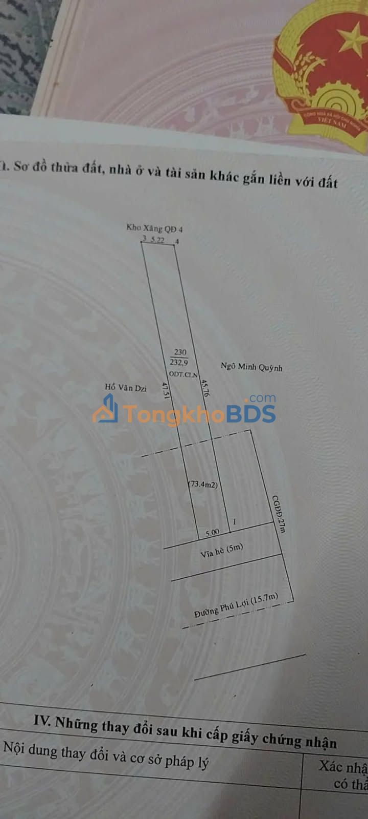 Nhà mặt tiền Phú Lợi 235m² 7.52 tỷ - Mặt tiền kinh doanh đắc địa