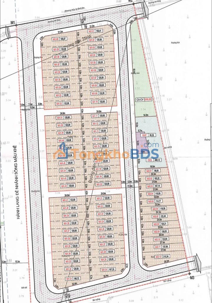 Townhouse Vạn Hà Thiệu Hóa 240m² thỏa thuận - Vị trí đẹp góc 2 mặt