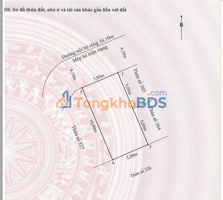 Đất nền TDC Cây Đa 50m² 6 tỷ - Sổ đỏ chính chủ