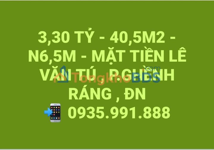Nhà riêng Lê Văn Tú Ngũ Hành Sơn 40m² 3.3 tỷ - Chính chủ