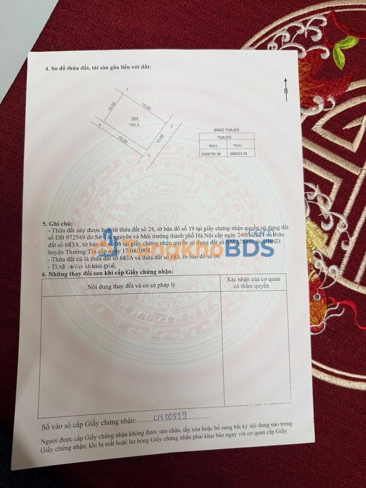 Đất nền Hiền Giang Thường Tín 150m² 10.05 tỷ - Tiềm năng tăng giá