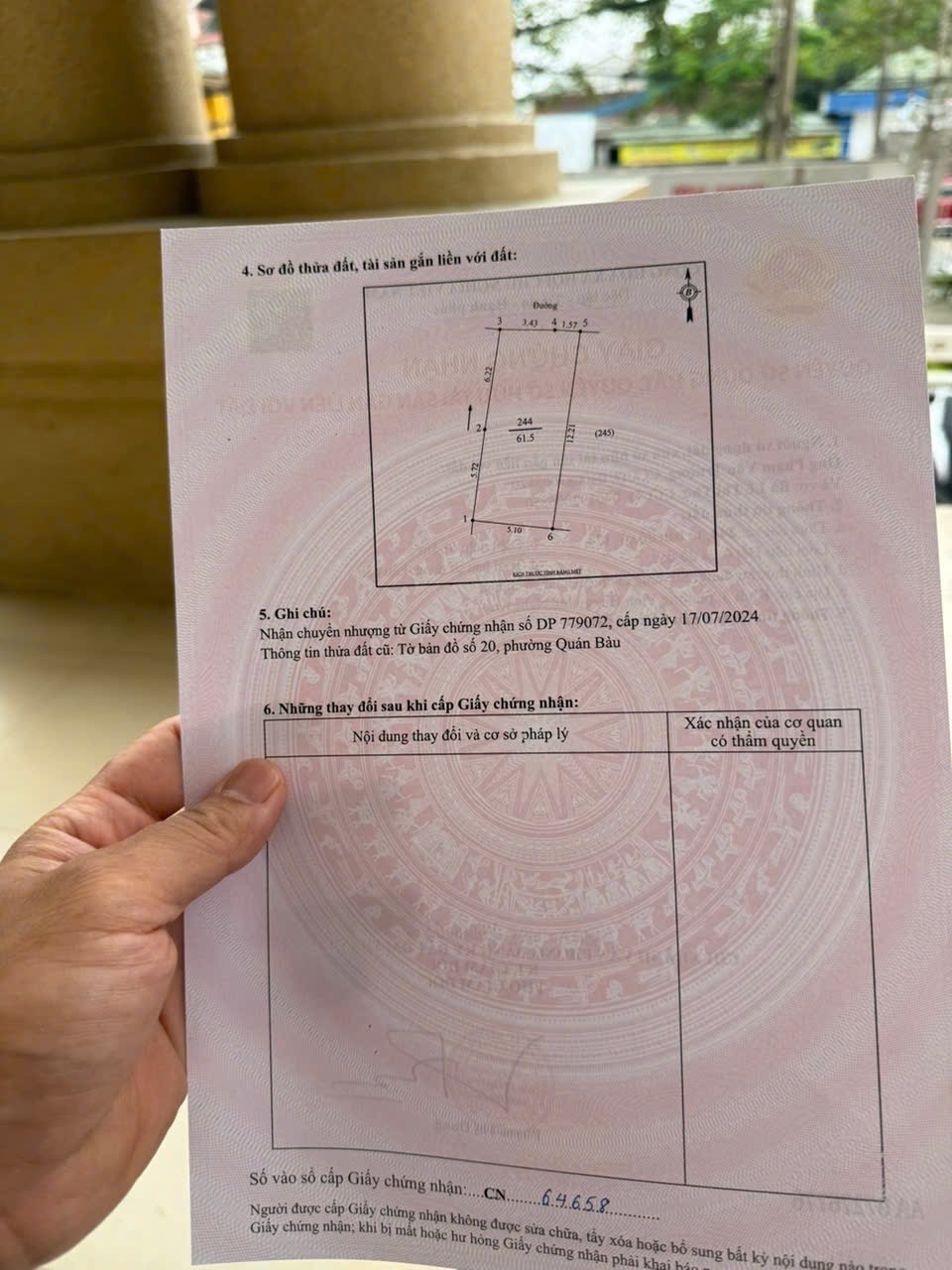 Bán đất Quán Bàu 