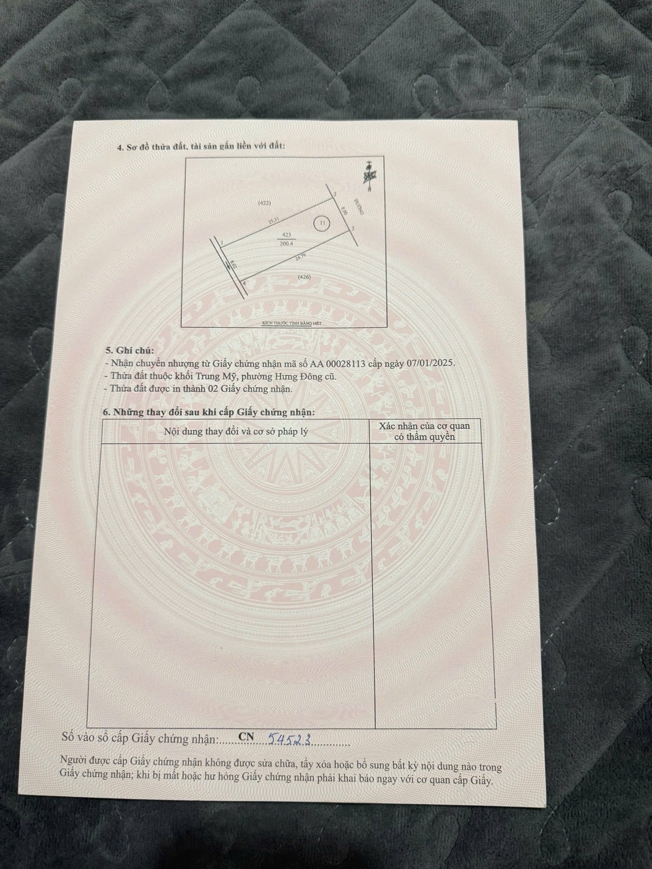 🏡 CHÍNH CHỦ GỬI BÁN ĐẤT KHỐI TRUNG MỸ – HƯNG ĐÔNG CŨ 🏡📍 Vị trí: khối Trung Mỹ, Hưng Đông• Diện tích: 200m²• Đường rộng, thông thoáng, ô tô tránh nhau thoải mái