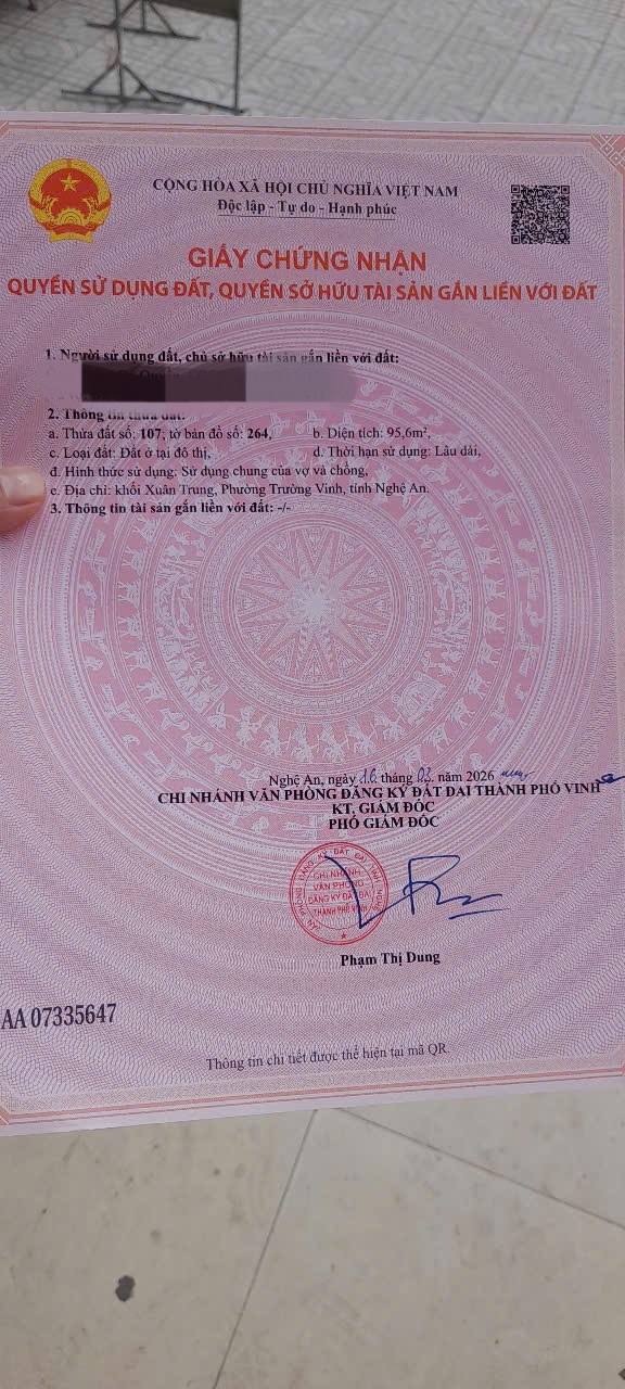 bán đất Hưng Dũng , 3 mặt tiền