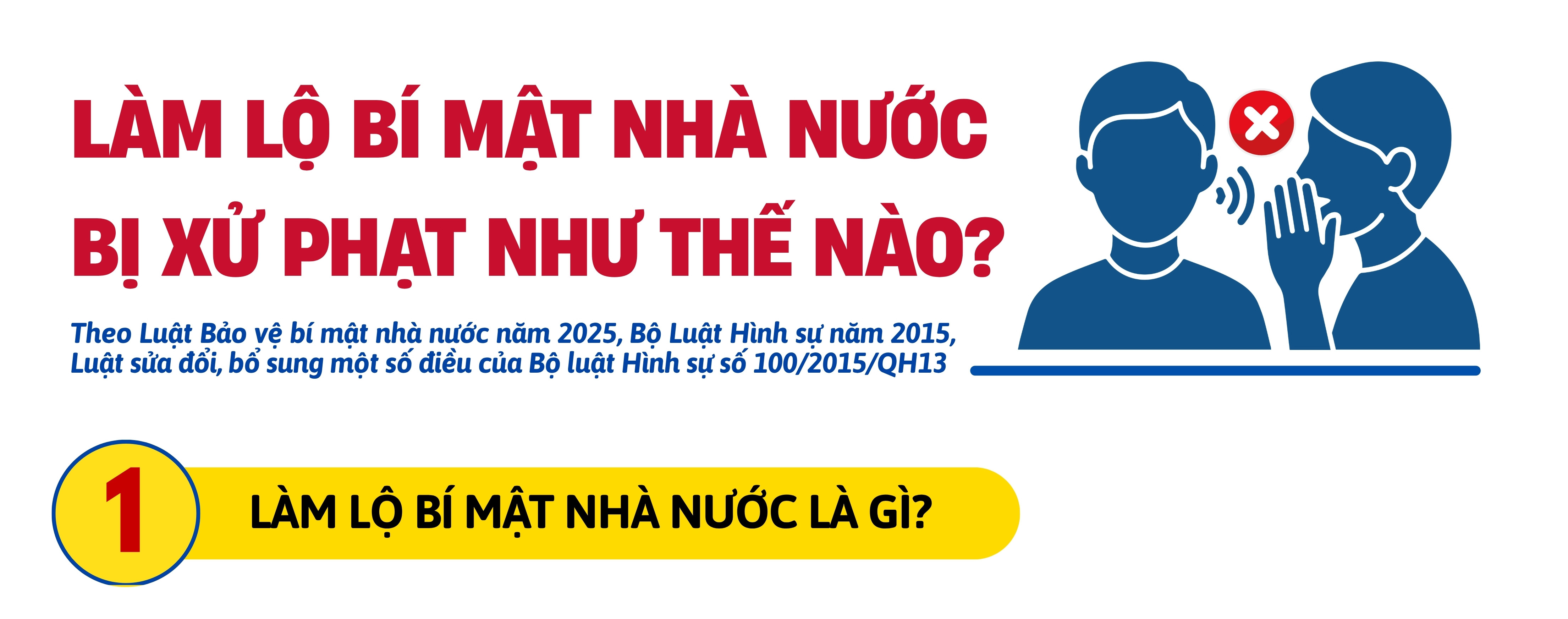 Làm lộ bí mật nhà nước bị xử phạt như thế nào?