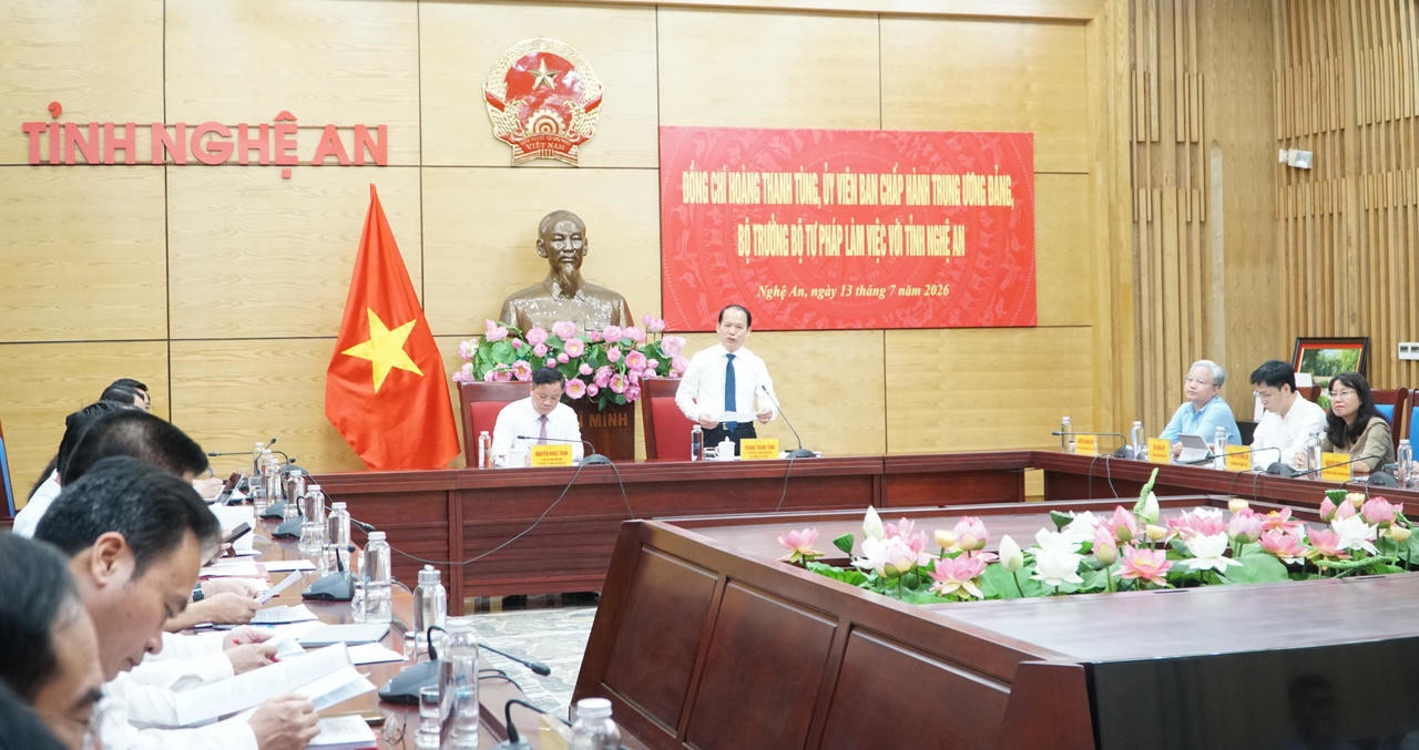 Bộ trưởng Hoàng Thanh Tùng định hướng về công tác tư pháp trong giai đoạn mới