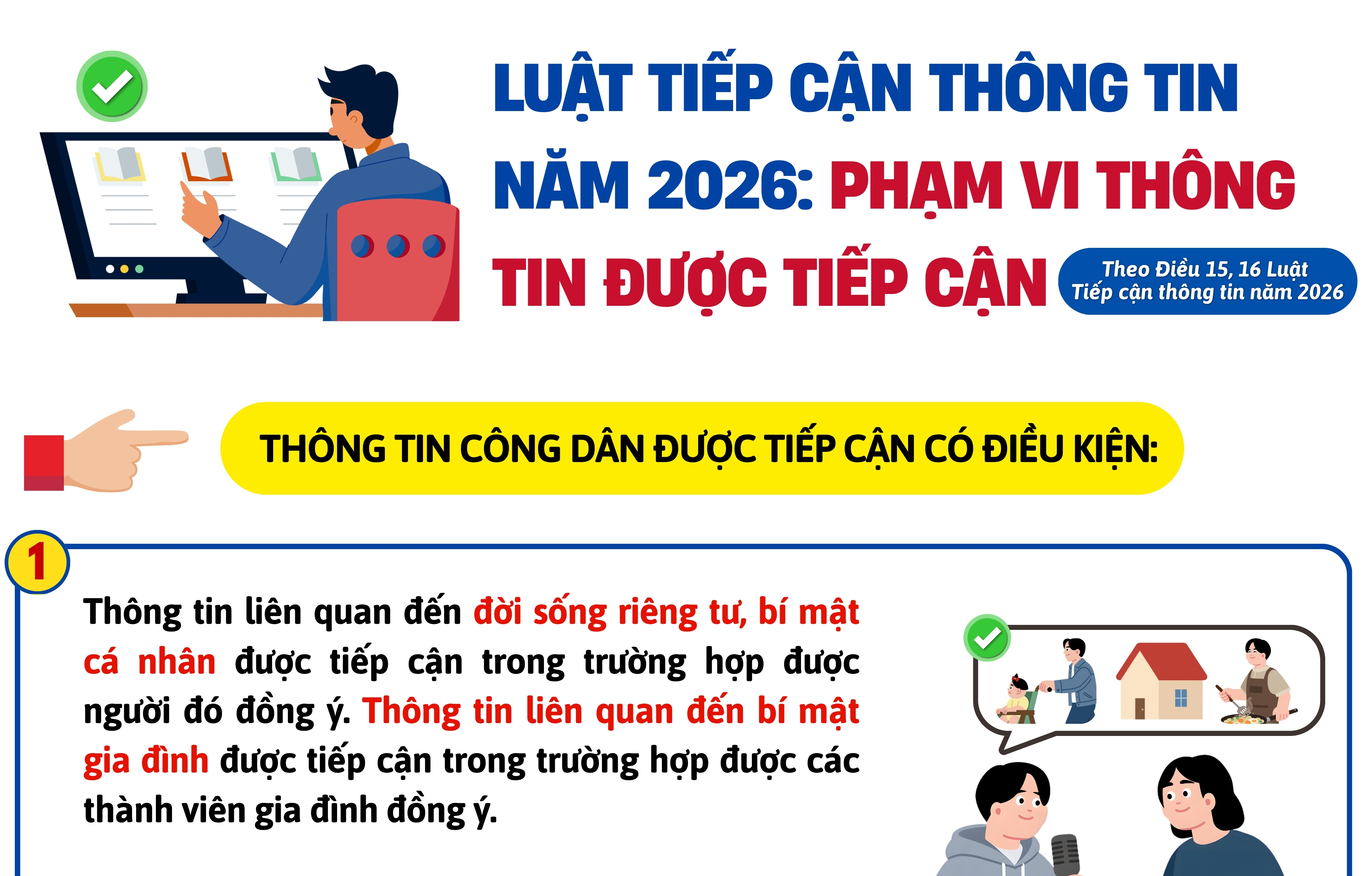 Luật Tiếp cận thông tin năm 2026: PHẠM VI THÔNG TIN ĐƯỢC TIẾP CẬN