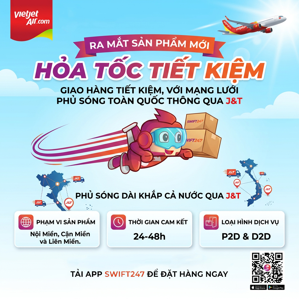 Swift247 ra mắt dịch vụ Hỏa tốc tiết kiệm